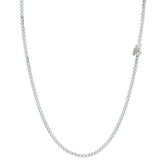 18 Karat Weissgold Tennis Collier